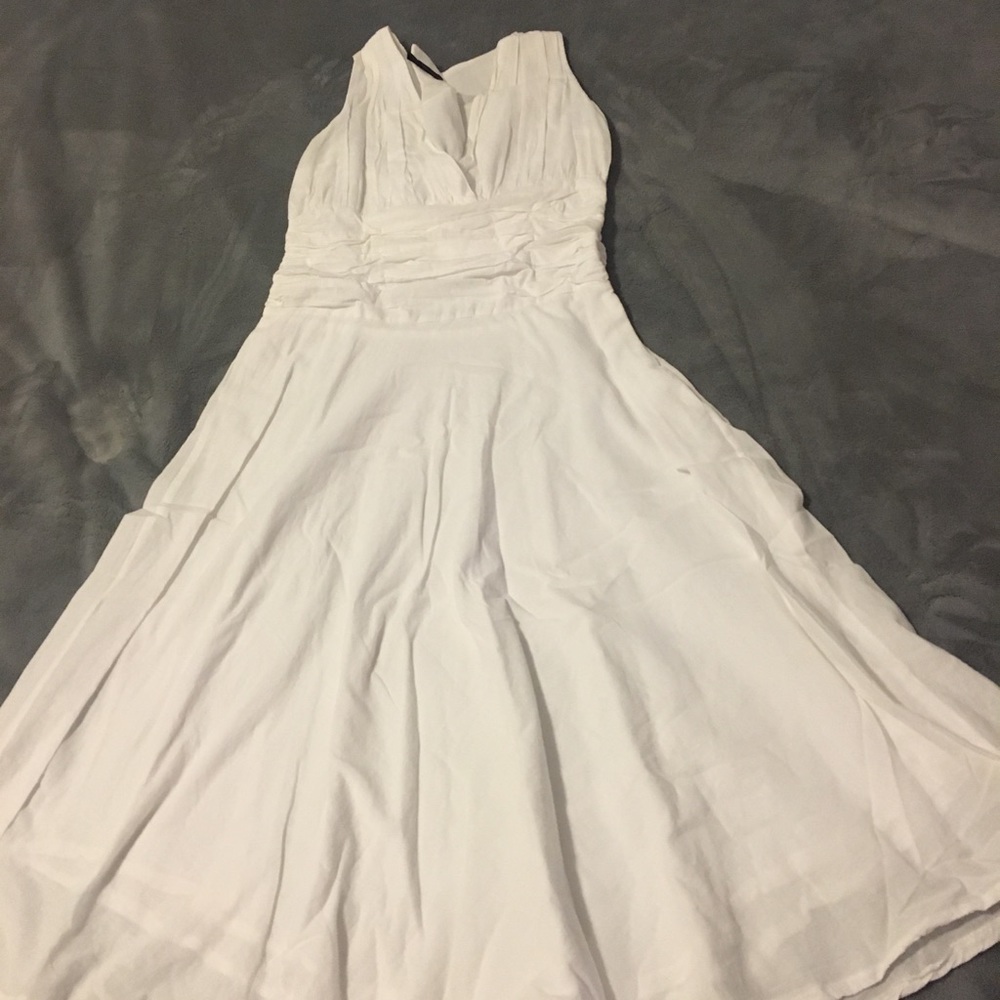 Gorgeous A-line linen dress